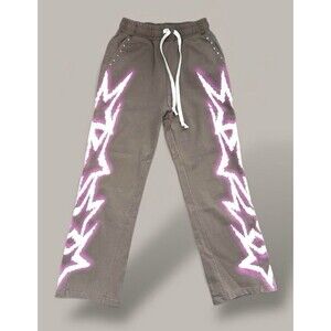 WKND Riot Pants "HIGH FASHION" SWEATS Rhinestone Medium M Retail $200 NWT